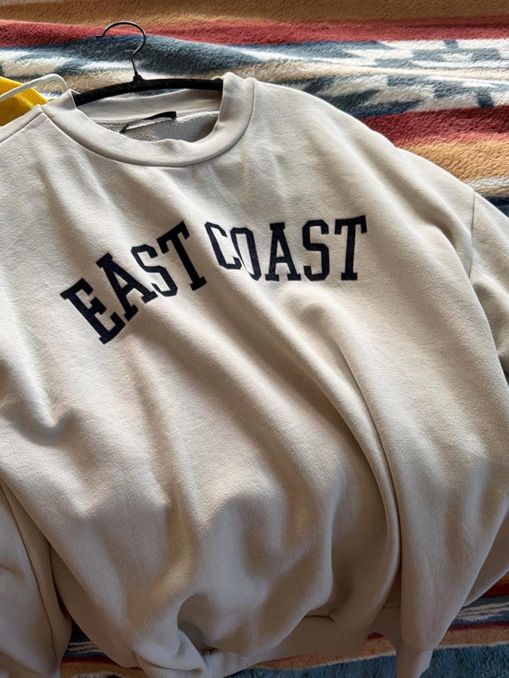 OAK + FORT Cream 'East Coast' Crewneck Sweater - woman’s